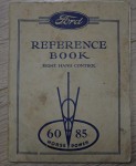 a2508 Original FORD V8 reference book Right hand control 60 85. Click for more information...